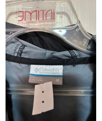 Cortavientos Columbia Talla 10-12 Negro - Poco Uso Negro 10-12