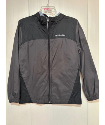 Cortavientos Columbia 10-12 Gris Negro. Mi Ropero Encantado Gris 10-12