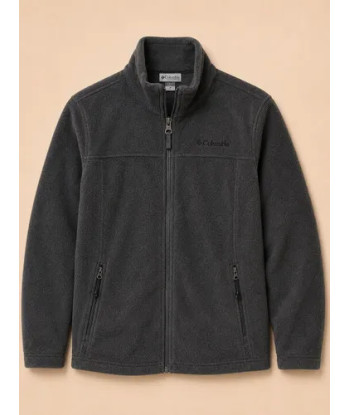 Polerón Polar Columbia Gris Talla 10-12 10-12 Gris Oscuro Lisa