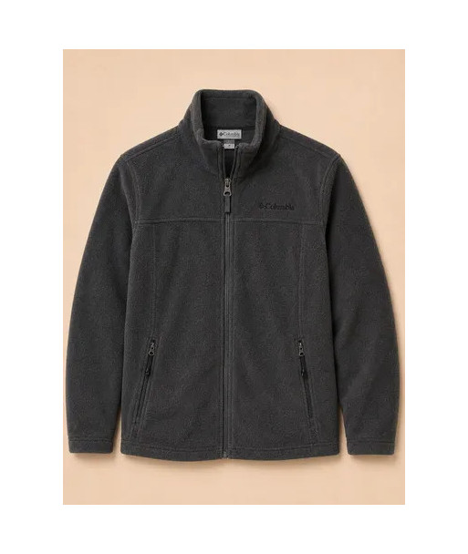 Polerón Polar Columbia Gris Talla 10-12 10-12 Gris Oscuro Lisa