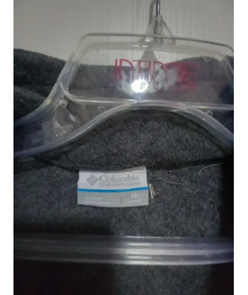 Polerón Polar Columbia Gris Talla 10-12 10-12 Gris Oscuro Lisa