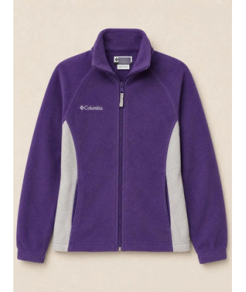 Polerón Polar Columbia Violeta Talla 10-12 10-12 Violeta Lisa