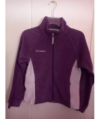 Polerón Polar Columbia Violeta Talla 10-12 10-12 Violeta Lisa
