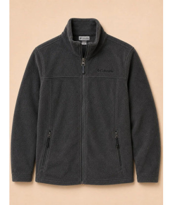 Poleron Polar Gris Columbia Niño Talla 10-12 10-12 Gris Lisa