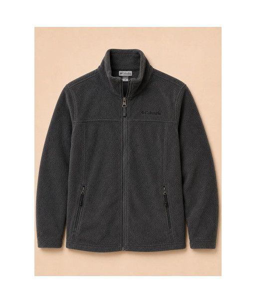 Poleron Polar Gris Columbia Niño Talla 10-12 10-12 Gris Lisa
