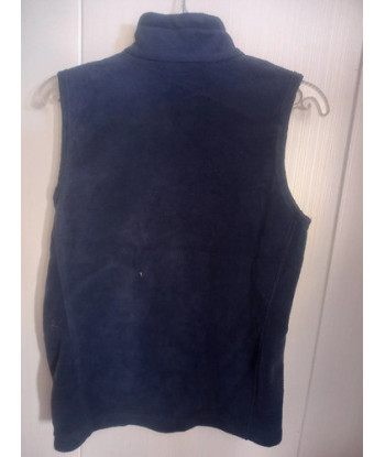 Poleron Polar Columbia Sin Mangas Talla 10-12 Azul Lisa 10-12