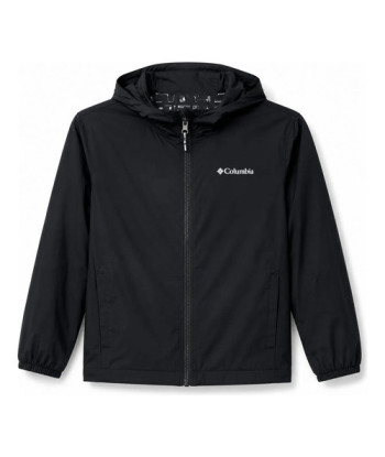 Cortavientos Columbia Reversible Talla 4-5 Negro 4-5 Lisa