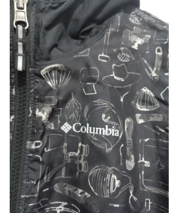 Cortavientos Columbia Reversible Talla 4-5 Negro 4-5 Lisa