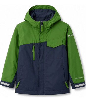 Parka Columbia Impermeable Gris Verde Talla 4-5 Gris/verde 4-5 Lisa