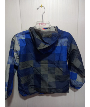 Cortavientos Impermeable Columbia Talla 6-7 Azul 6-7 Escosesa