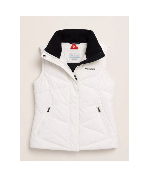 Chaqueta Mujer Columbia Blanca S Impermeable Blanco S Lisa