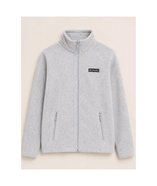 Poleron Polar Columbia Unisex Gris M M Gris Lisa