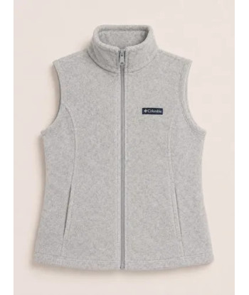 Poleron Polar Columbia Gris Sin Mangas Pm Pm Gris Lisa