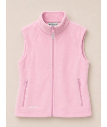 Polerón Polar Columbia Rosado Mujer Sin Mangas Xl Xl Rosa Lisa