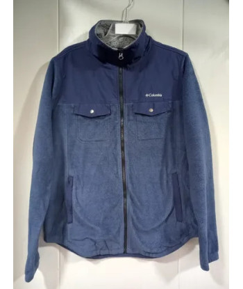 Chaqueta Polar Columbia Híbrido Con Chiporro  Azul Marino Azul M Lisa