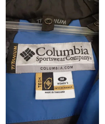 Chaqueta Técnica Columbia Titanium Omni-tech  Azul Francia Rojo M Lisa