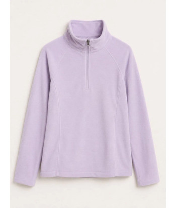 Polerón Polar Mujer Columbia Xs Xs Violeta Pálido Lisa