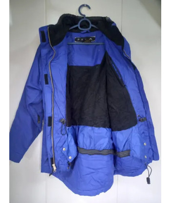 Parka Chaqueta De Nieve Ski Vintage Fila  Talla 6 (m/l) Azul M Liso