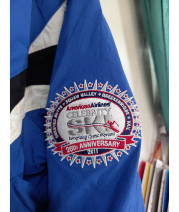 Parka Técnica De Esquí Retro Azul American Airlines Talla L Azul L Liso