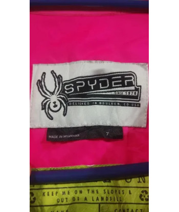 Jardinera Nieve En Spyder Talla 7 Fucsia