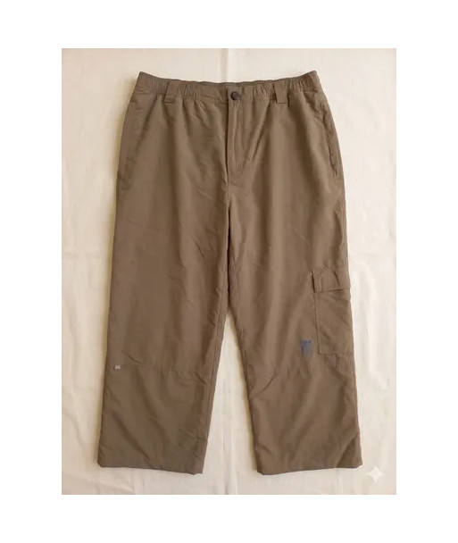 Pantalón Térmico Parks Talla 54 Xxl Forro Polar Café Visón