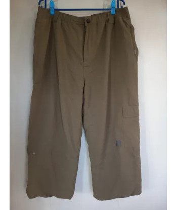 Pantalón Térmico Parks Talla 54 Xxl Forro Polar Café Visón