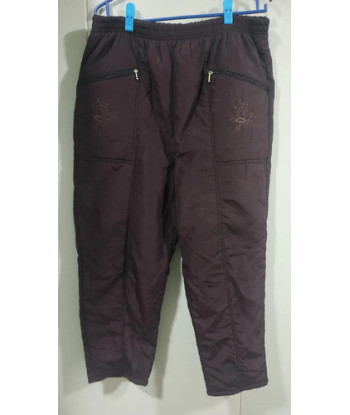 Pantalón Térmico Acolchado Mujer Talla Xxl Café Moro Cómodo