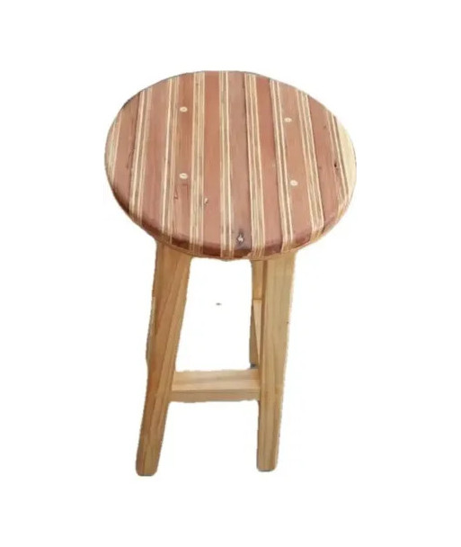 Taburetes Pisos Para Bar De Madera Marrón Oscuro