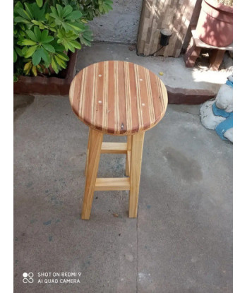 Taburetes Pisos Para Bar De Madera Marrón Oscuro
