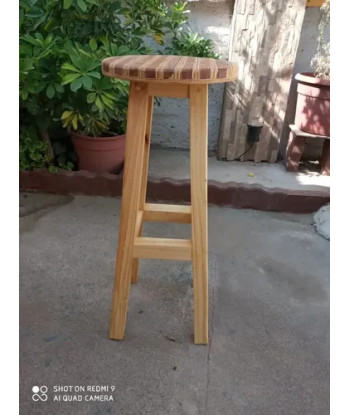 Taburetes Pisos Para Bar De Madera Marrón Oscuro