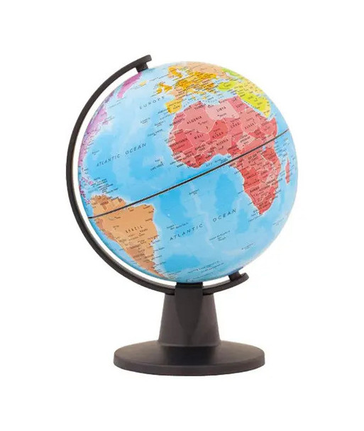Globo Terráqueo Mapamundi Tecnodidattica Con Base 16 Cm 1400