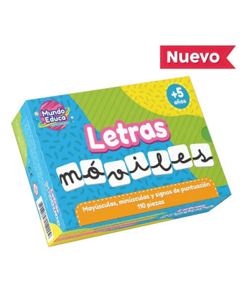 Set Fichas Letras Móviles Adetec 110 Piezas Adetec - 1220