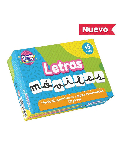 Set Fichas Letras Móviles Adetec 110 Piezas Adetec - 1220